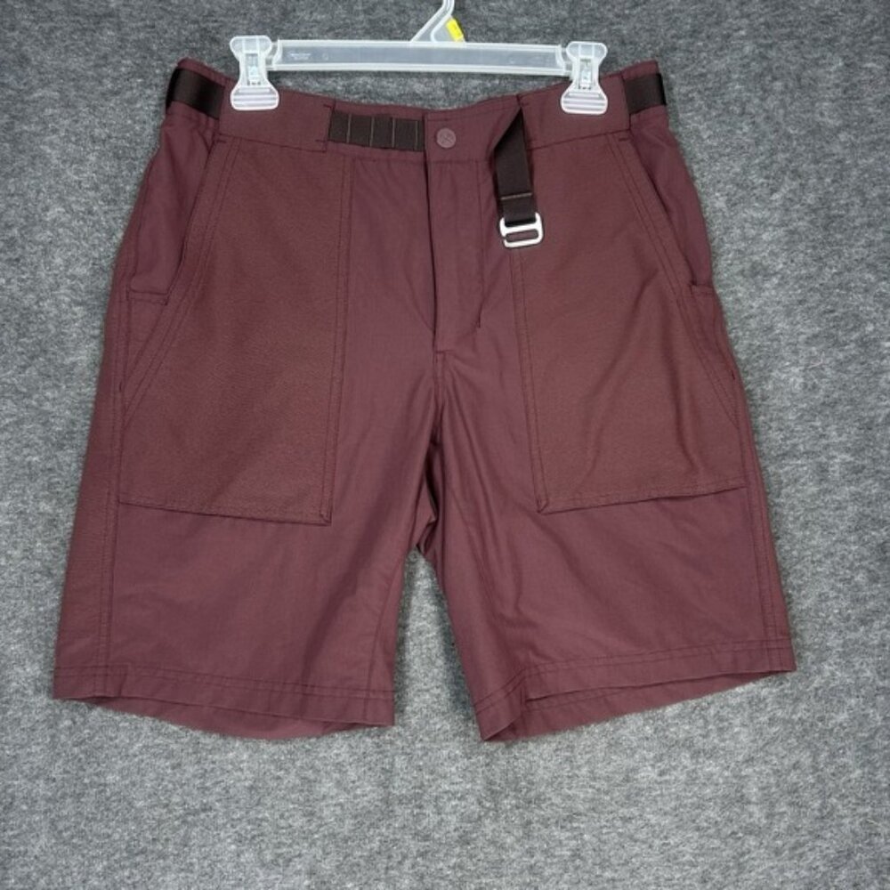 REI Co-op Screeline Technical Shorts Men's 32 Burgundy 9" Inseam